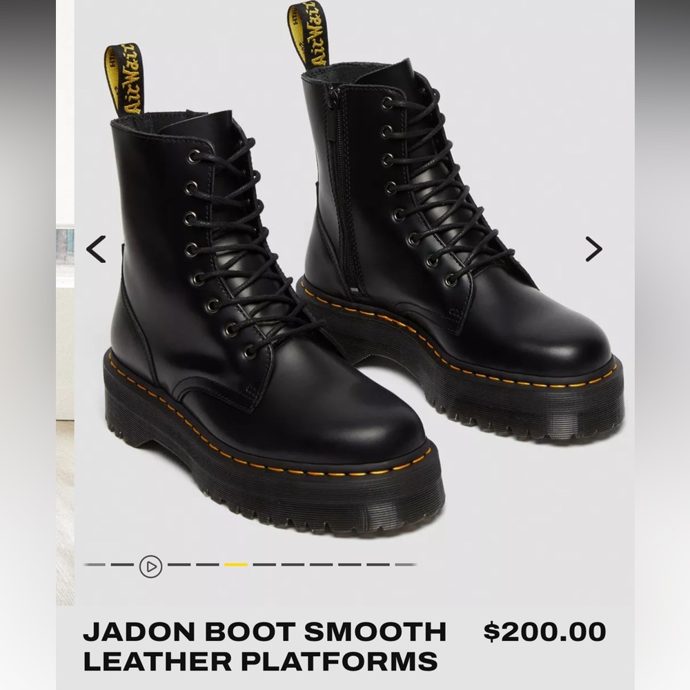 Dr. Martens Black Platform